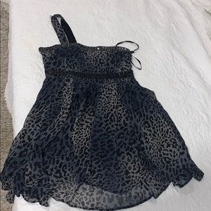 Animal print dress